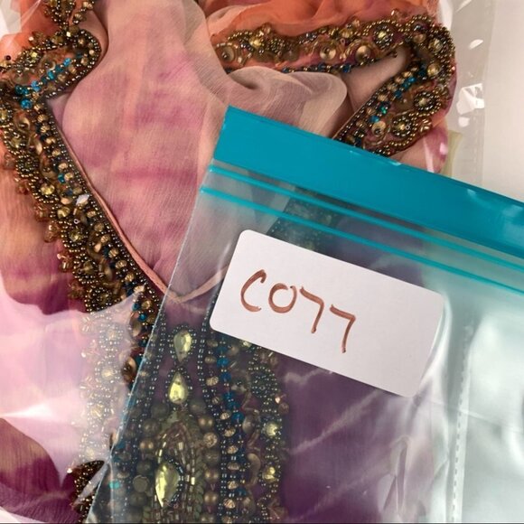 Bedo Sheer Gauzy Beaded Tunic Top Cover-up - Picture 11 of 11